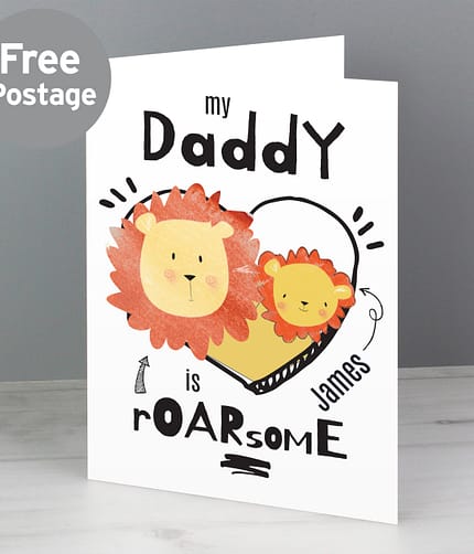 Personalised Roarsome Card - ItJustGotPersonal.co.uk
