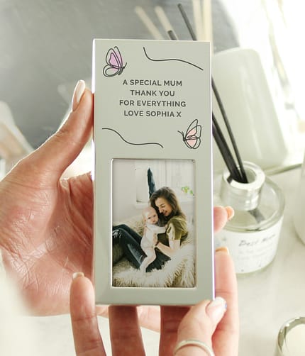 Personalised Butterfly 2x3 Photo Frame - ItJustGotPersonal.co.uk