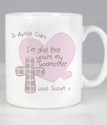 Personalised Godmother Mug - ItJustGotPersonal.co.uk