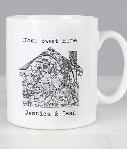 Personalised 1805 - 1874 Old Series Map Home Mug - ItJustGotPersonal.co.uk