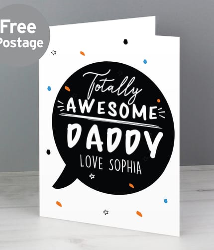 Personalised Totally Awesome Card - ItJustGotPersonal.co.uk