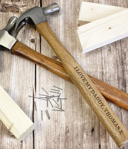Personalised Bold Text Hammer - ItJustGotPersonal.co.uk