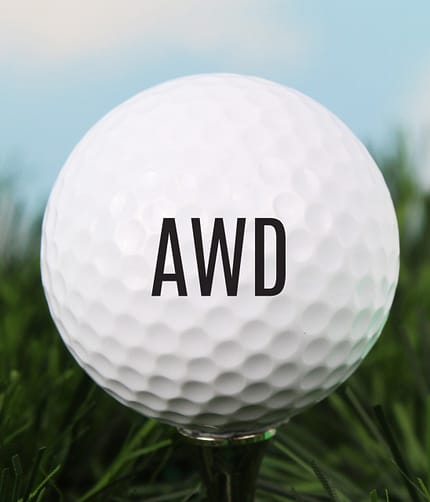 Personalised Initials Golf Ball - ItJustGotPersonal.co.uk