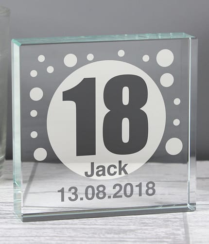 Personalised Spots Age Crystal Token - ItJustGotPersonal.co.uk