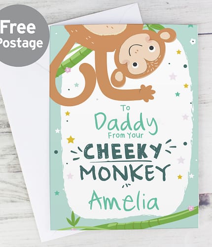 Personalised From Your Cheeky Monkey Card - ItJustGotPersonal.co.uk