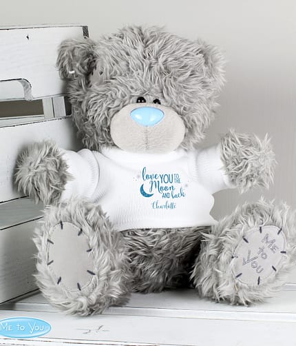 Personalised Me to You Bear 'To the Moon and Back' - ItJustGotPersonal.co.uk