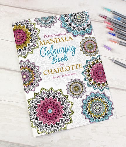 Personalised Mandala Colouring Book - ItJustGotPersonal.co.uk