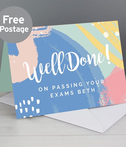 Personalised Well Done! Card - ItJustGotPersonal.co.uk