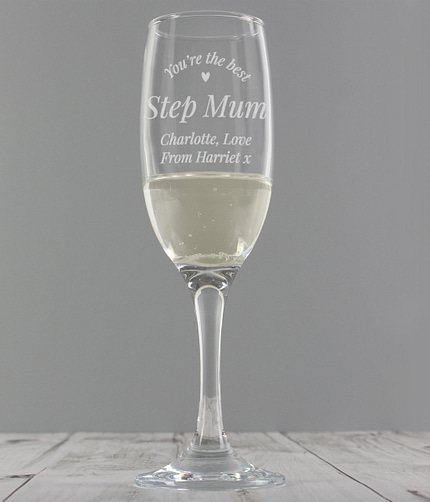 Personalised You Are The Best Flute Glass - ItJustGotPersonal.co.uk