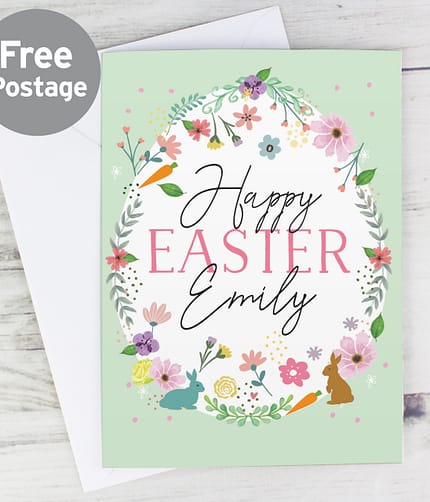 Personalised Easter Springtime Card - ItJustGotPersonal.co.uk