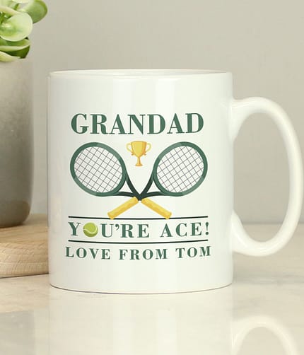 Personalised Tennis Mug - ItJustGotPersonal.co.uk