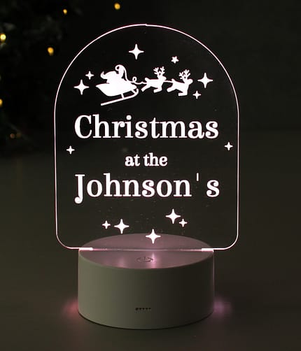 Personalised Free Text Christmas LED Light - ItJustGotPersonal.co.uk