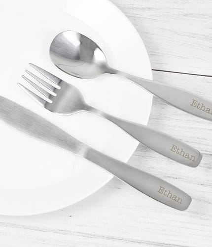 Personalised 3 Piece Cutlery Set - ItJustGotPersonal.co.uk