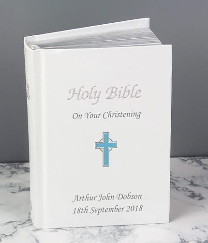 Personalised Blue Cross Bible - ItJustGotPersonal.co.uk