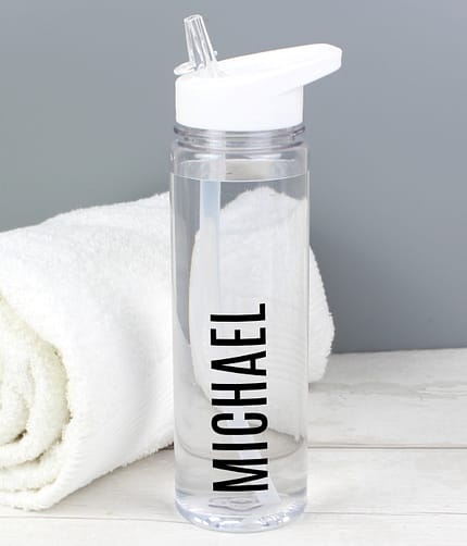 Personalised Name Only Water Bottle - ItJustGotPersonal.co.uk