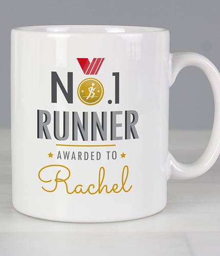 Personalised No.1 Runner Mug - ItJustGotPersonal.co.uk