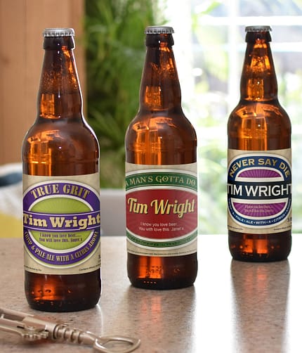 Personalised Man's Virtues Pack of 3 Beer - ItJustGotPersonal.co.uk
