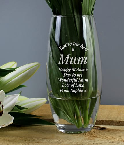 Personalised You Are The Best Bullet Vase - ItJustGotPersonal.co.uk