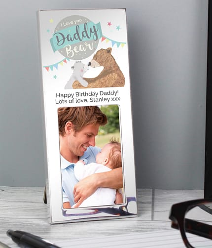 Personalised Daddy Bear 2x3 Photo Frame - ItJustGotPersonal.co.uk