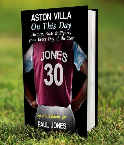 Personalised Aston Villa on this Day Book - ItJustGotPersonal.co.uk