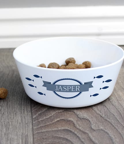 Personalised Fish Plastic Cat Bowl - ItJustGotPersonal.co.uk