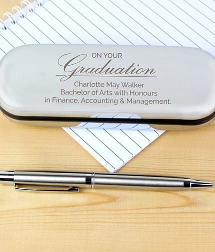 Personalised Graduation Pen and Box Set - ItJustGotPersonal.co.uk