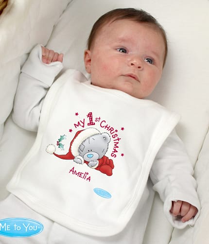 Personalised Me To You My 1st Christmas Bib - ItJustGotPersonal.co.uk