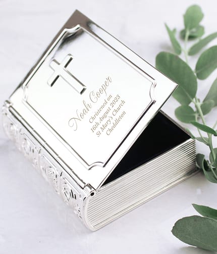 Personalised Bible Trinket Box - ItJustGotPersonal.co.uk