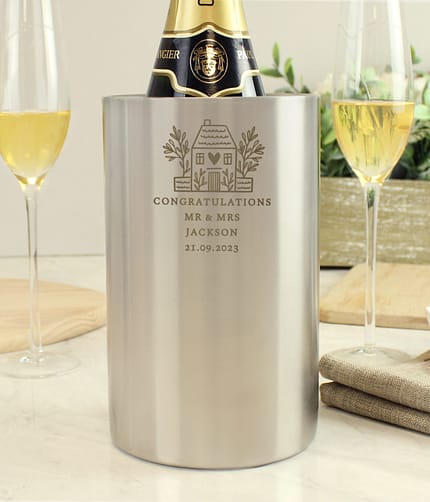 Personalised House Wine Cooler - ItJustGotPersonal.co.uk