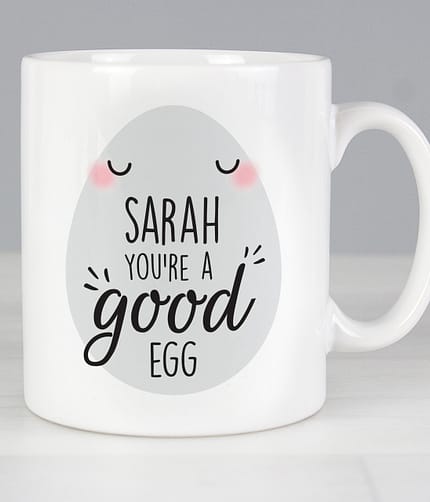 Personalised You're A Good Egg Mug - ItJustGotPersonal.co.uk