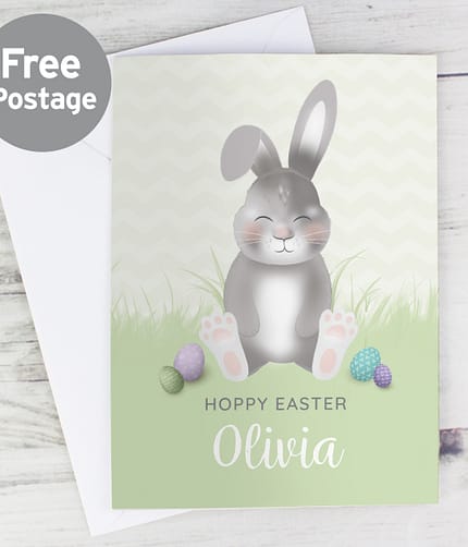 Personalised Easter Bunny Card - ItJustGotPersonal.co.uk