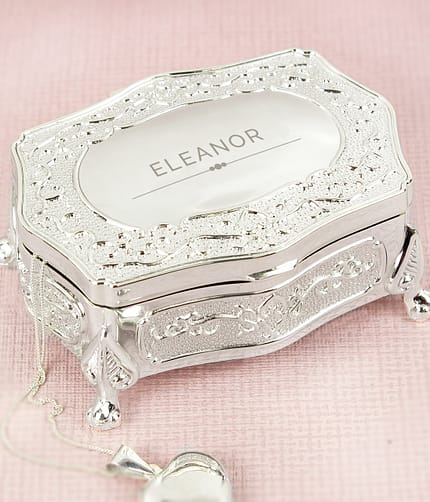 Personalised Classic Small Antique Trinket Box - ItJustGotPersonal.co.uk