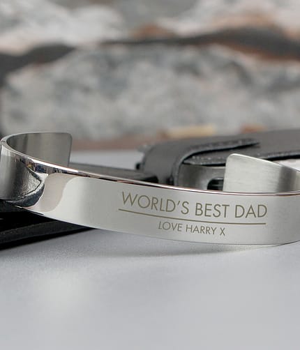 Personalised Classic Stainless Steel Bangle - ItJustGotPersonal.co.uk