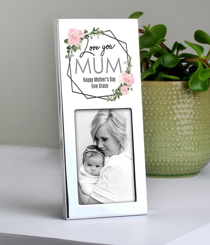 Personalised Abstract Rose 2x3 Photo Frame - ItJustGotPersonal.co.uk