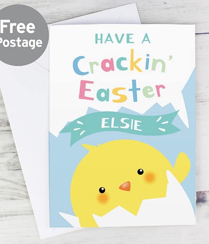 Personalised Have A Cracking Easter Card - ItJustGotPersonal.co.uk