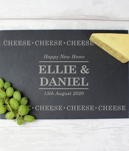 Personalised Cheese Cheese Cheese Slate Cheese Board - ItJustGotPersonal.co.uk