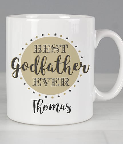 Personalised Best Godfather Mug - ItJustGotPersonal.co.uk