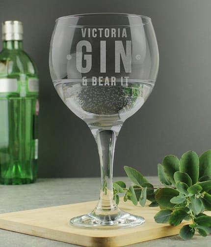 Personalised Gin & Bear Gin Set - ItJustGotPersonal.co.uk