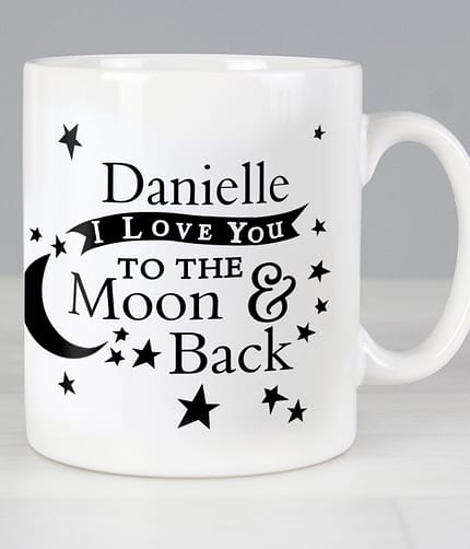 Personalised To the Moon and Back... Mug - ItJustGotPersonal.co.uk