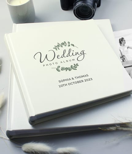 Personalised Wedding Square Photo Album - ItJustGotPersonal.co.uk