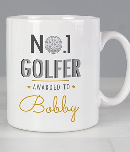 Personalised No.1 Golfer Mug - ItJustGotPersonal.co.uk