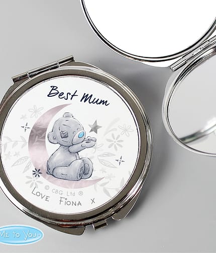 Personalised Moon & Stars Me To You Compact Mirror - ItJustGotPersonal.co.uk
