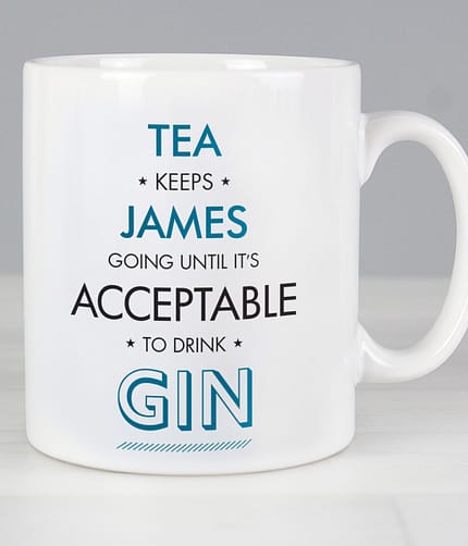 Personalised Acceptable to Drink Mug - ItJustGotPersonal.co.uk