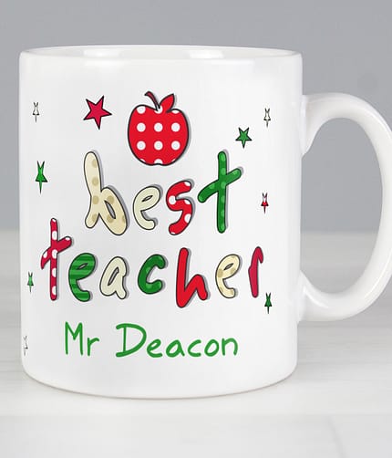 Personalised Teacher Mug - ItJustGotPersonal.co.uk
