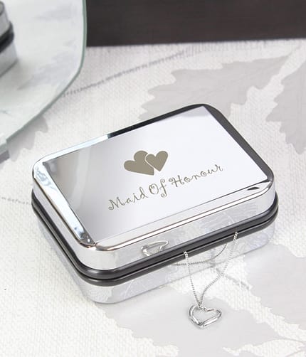 Maid of Honour Heart Necklace Box - ItJustGotPersonal.co.uk