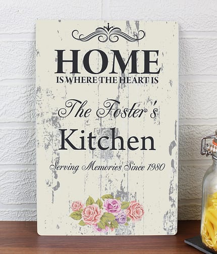 Personalised Shabby Chic Sign - ItJustGotPersonal.co.uk