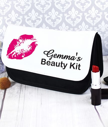Personalised Lips Make Up Bag - ItJustGotPersonal.co.uk