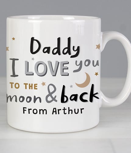 Personalised To the Moon and Back Mug - ItJustGotPersonal.co.uk