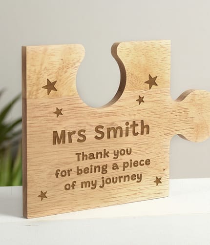 Personalised Star Design Jigsaw Piece - ItJustGotPersonal.co.uk