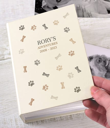 Personalised Dogs 6x4 Photo Album with Sleeves - ItJustGotPersonal.co.uk